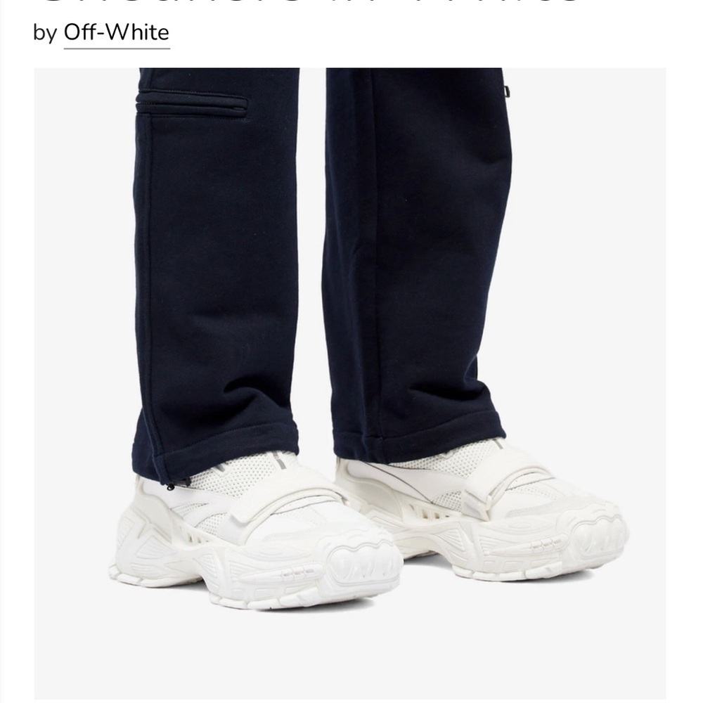 Off-white 
Men's Glove Tonal Slip-On Sneakers